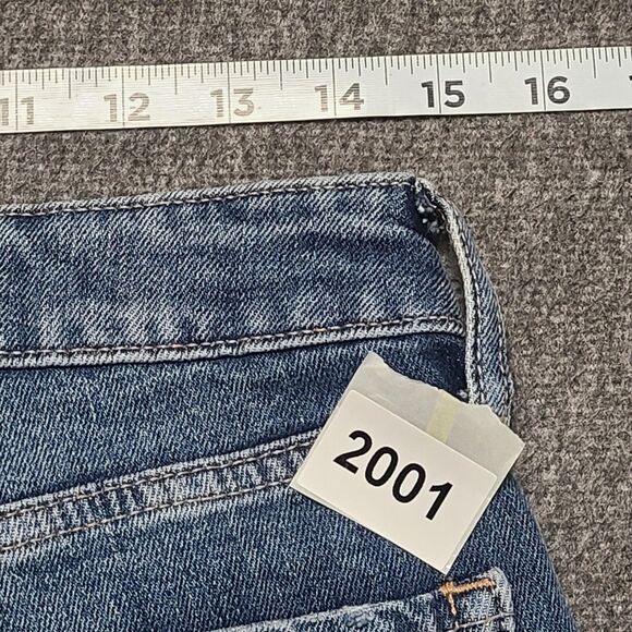 Old Navy Womens Shorts 6 Blue Cuffed Hem OG Straight Beach Party Hot Mom Denim - Picture 10 of 10